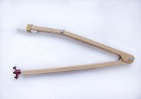Kružidlo dřevěné 50cm (gumový hrot), křída