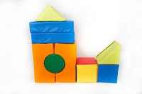 Molitanová stavebnice Moliplay 9 dílů koženka velikost Jumbo