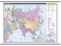 Asie – školní nástěnná politická mapa