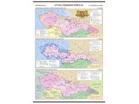Vývoj českého státu III. (v 1. polovině 20. stol.) – školní nástěnná mapa