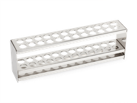 Stojánek na zkumavky nerez 2×12, pr. 17 mm