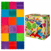 Masážní ortopedická podložka Puzzle "Mega Mix" 18 modulů