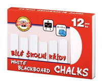 Školní bílé křídy (12 ks)