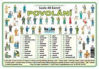 Sada 48 karet - povolání A6 (15x10 cm) v krabičce