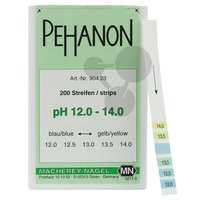 Indikátorové proužky Pehanon, pH 12-14