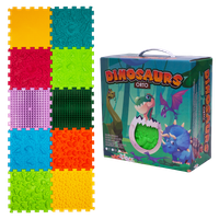 Masážní podložka Dinosauři Puzzle 10 prvků