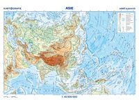 Asie – příruční mapa