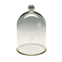 Skleněný zvon s držadlem
