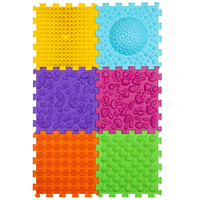 Masážní podložka Ortek Mega Mix Puzzle, 6 dílů