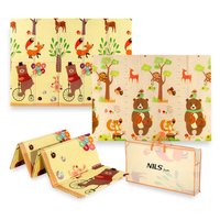 Dětská skládací pěnová podložka NILS FUN MD05 FOREST