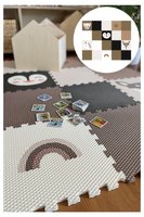 Minideckfloor podlaha - myška, tučňák, jednorožec, koloušek, duha a tlapka