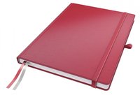 Zápisník Leitz Complete, A4, červený linkovaný