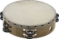 Stagg STA-1208, dvouřadá tamburína s blánou, 8"