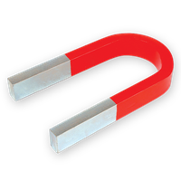 Magnet z chromové oceli ve tvaru "U"