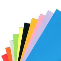 Barevné papíry - 20 listů, mix 8 barev