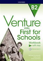 Venture into First for Schools Workbook With Key Pack