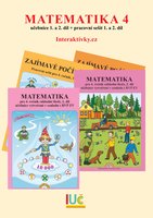 PĚTILETÁ IUč Matematika 4 se sovou Ádou, 1. a 2. díl (učebnice + pracovní sešit)