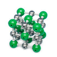 Chlorid sodný – strukturní mřížka
