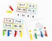 Sčítání a odčítání s kolíčky 1