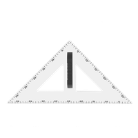 Trojúhelník 45° a 50 cm