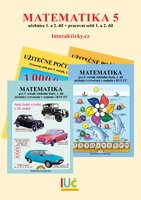 PĚTILETÁ IUč Matematika 5 s robotem Emilem, 1. a 2. díl (učebnice + pracovní sešit)