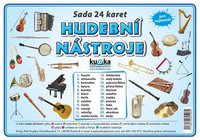 Sada 24 karet - hudební nástroje A5 (21x15 cm)