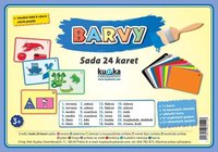 Sada 24 karet - barvy A5 (21x15 cm)