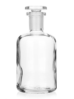 Láhev úzkohrdlá reagenční, čirá se zabroušenou zátkou