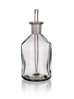 Láhev indikátorová, čirá, se zabroušenou pipetkou a NZ