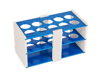 Laboratorní stojánek na 2×5 zkumavek do pr. 17 mm, plast