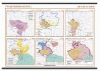Vývoj českého státu I.-9.-16.století-nástěnná mapa