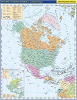 Severní Amerika-příruční politická mapa