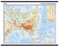Asie-nástěnná obecně zeměpisná mapa