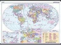 Svět-nástěnná politická mapa