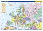 Evropa-nástěnná politická mapa