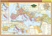 Starověký Řím-nástěnná mapa