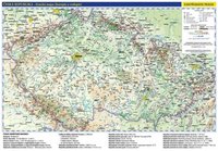 Česká republika-příruční obecně zeměpisná a politická mapa