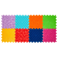 Masážní podložka  Mix Puzzle” 8 prvků Měkká