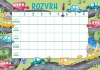 Rozvrh hodin Auta
