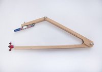 Kružidlo dřevěné 50cm (gumový hrot), fix