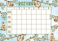 Rozvrh hodin Lenochodi