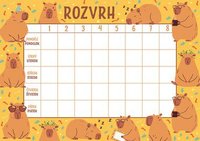 Rozvrh hodin Kapybary