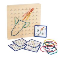 Dřevěná deska Geoboard