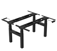 Dvoumístná elektrická výškově nastavitelná podnož DEF 223 Bench černá