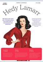 Nástěnný obraz Hedy Lamarr