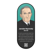 Nástěnný obraz Jaroslav Heyrovský