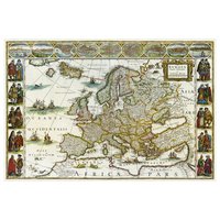 Nástěnná mapa - historická Evropa 113 x 83 cm, lamino + lišty