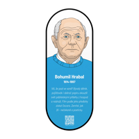 Nástěnný obraz Bohumil Hrabal