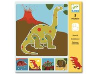 Kreslící šablony Dinosauři