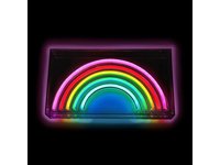 LED neonová lampička Duha